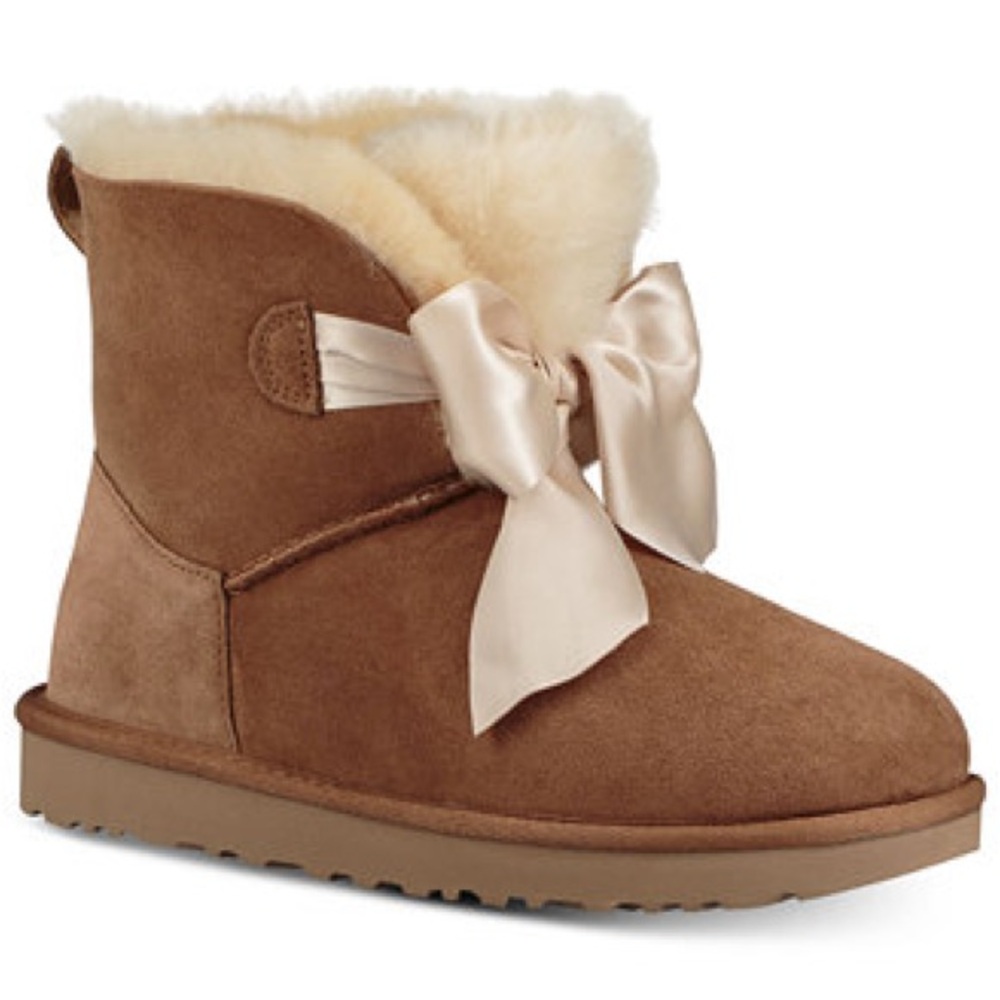 UGG Gita Bow Mini Booties